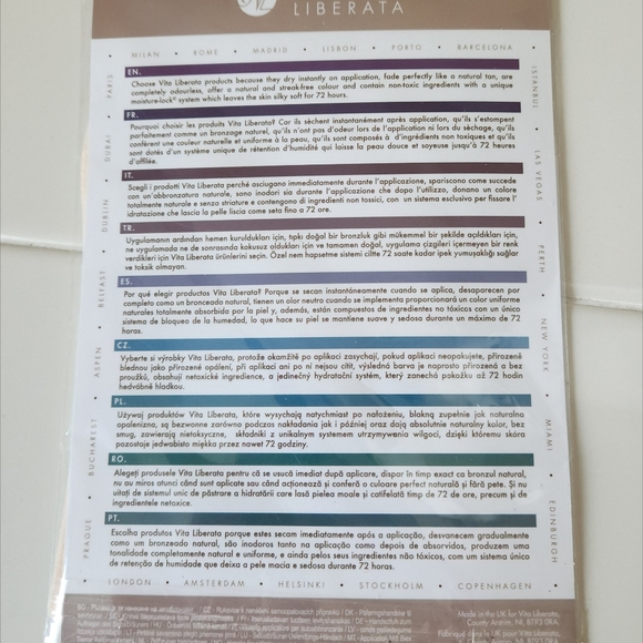 Vita Liberata Self Tanning Mitt Applicator Brand New - Picture 3 of 5